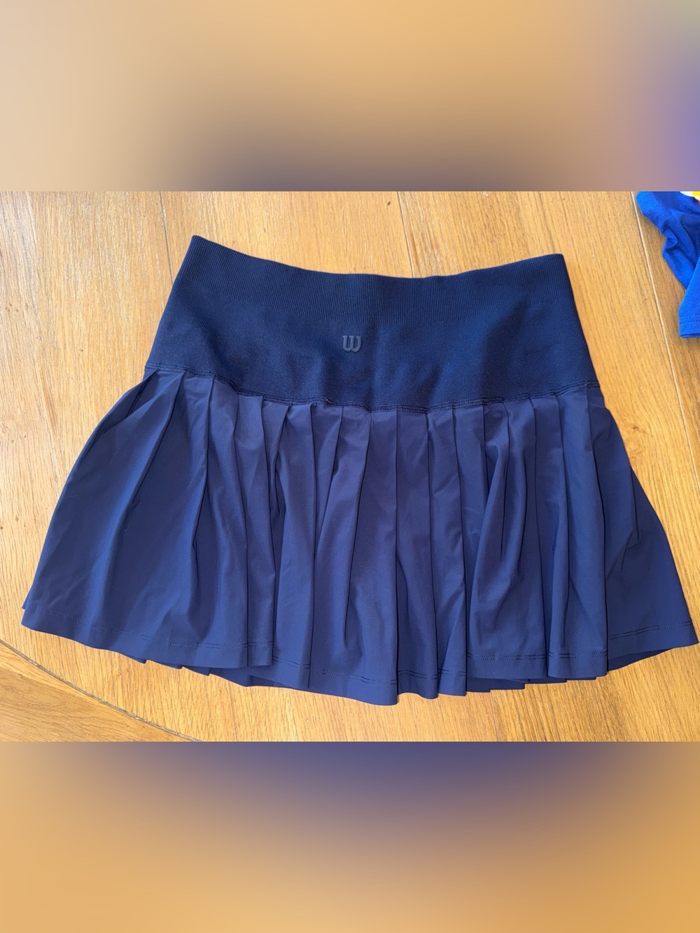 Wilson Navy Pleated Skater Tennis Skirt